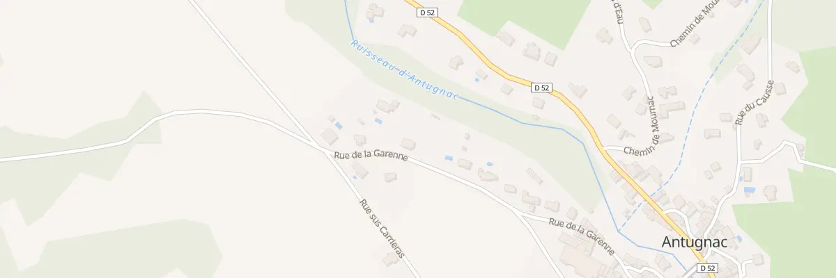 Plan du 149 La Garenne à Antugnac