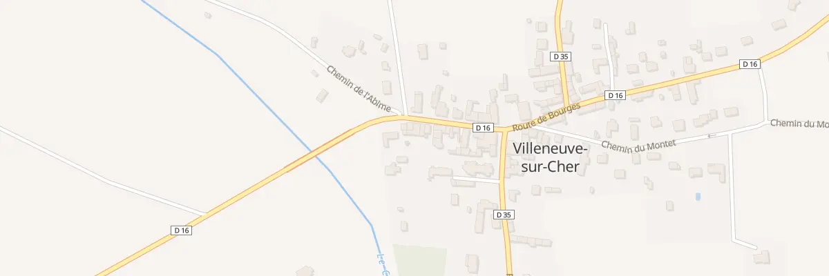 Plan du 19 Rte de Charost à Villeneuve-sur-Cher