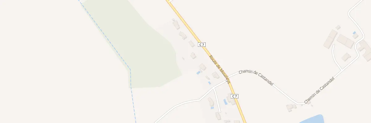 Plan du 128 Rte de Mouzieys à Cambon