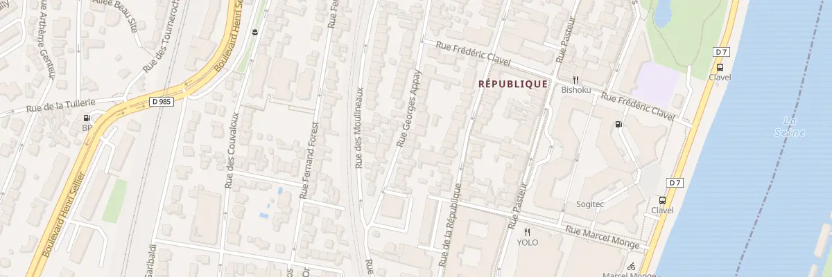 Plan du 45 Rue Georges Appay à Suresnes