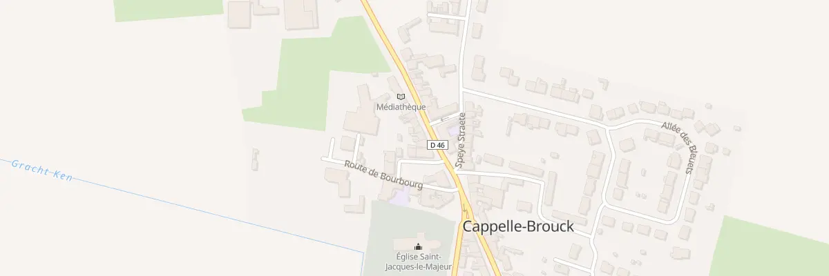Plan du 2713 Rte de Bourbourg à Cappelle-Brouck