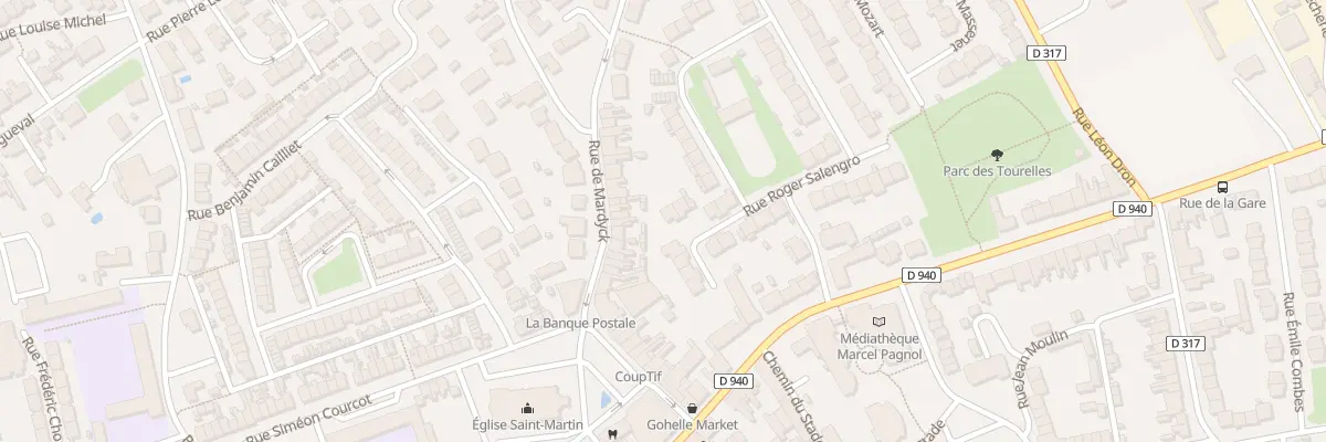 Plan du 350 Rue Roger Salengro à Loon-Plage