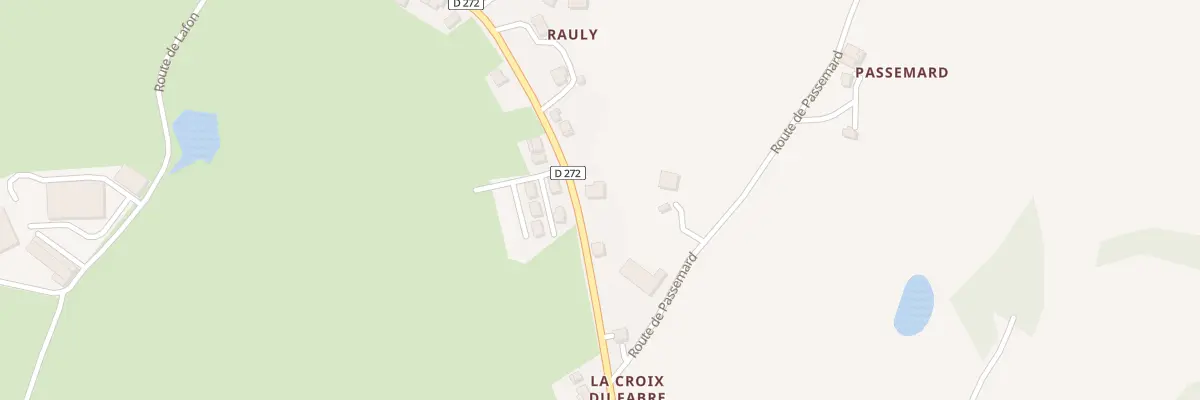 Plan du 9 Rauly à Saint-Santin