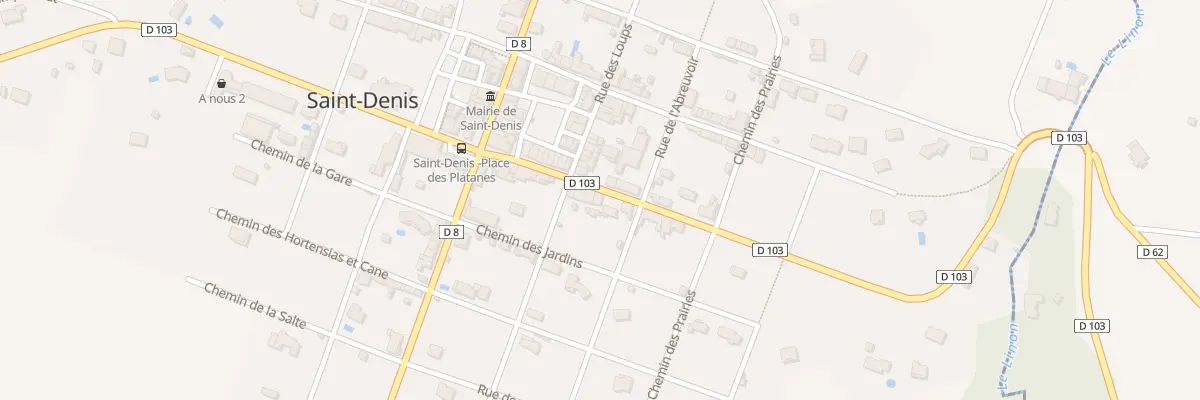 Plan du 1 Pl des Buis à Saint-Denis
