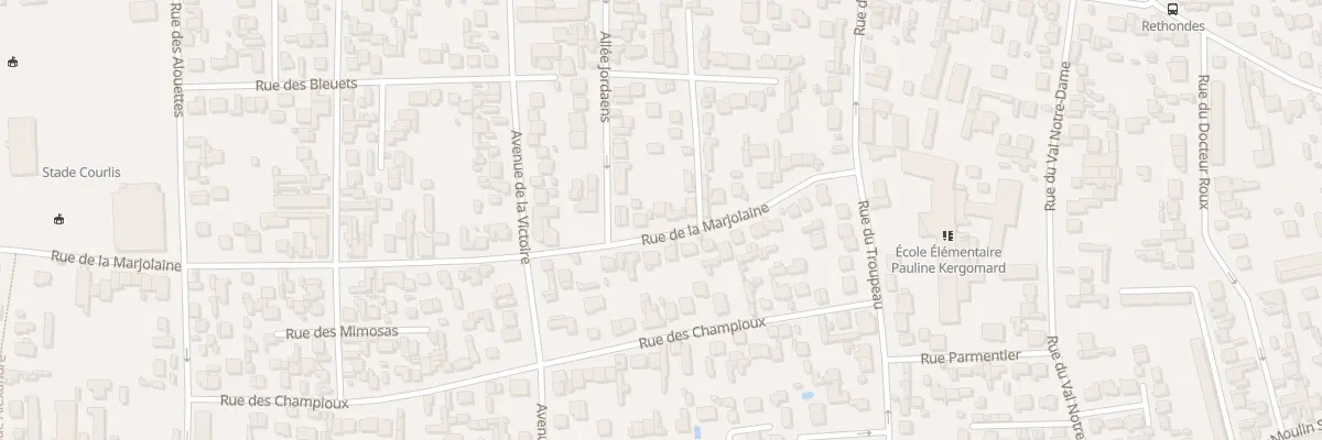 Plan du 20 Rue de la Marjolaine à Argenteuil