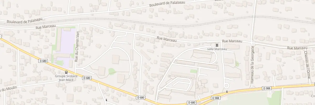Plan du 153 Rue Marceau à Palaiseau