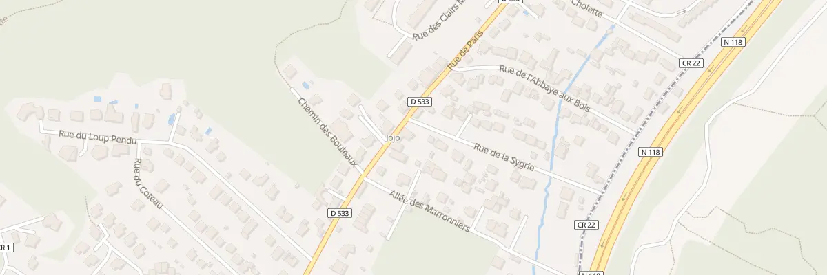 Plan du 62 Rue de Paris à Bièvres