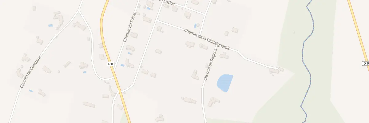 Plan du 8 Che de la Chataigneraie à Saint-Denis