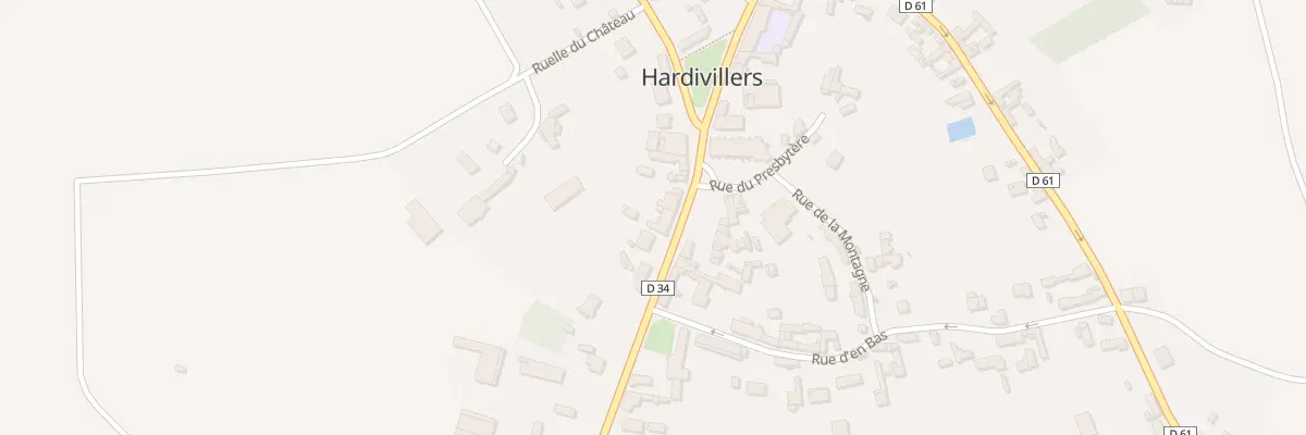 Plan du 14 Rue Saint-pierre à Hardivillers