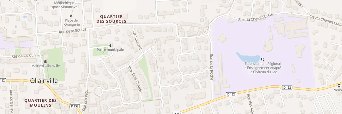 Plan du 7 Rue Francois Villon à Ollainville
