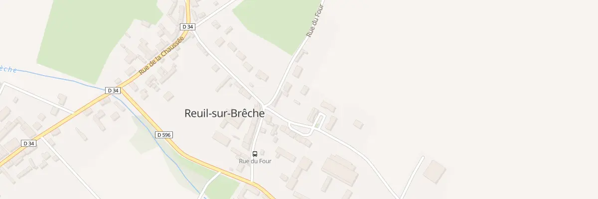 Plan du 4 Rue du Four à Reuil-sur-Brêche