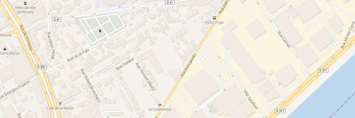 Plan du 25 Rue Pasteur à Bezons
