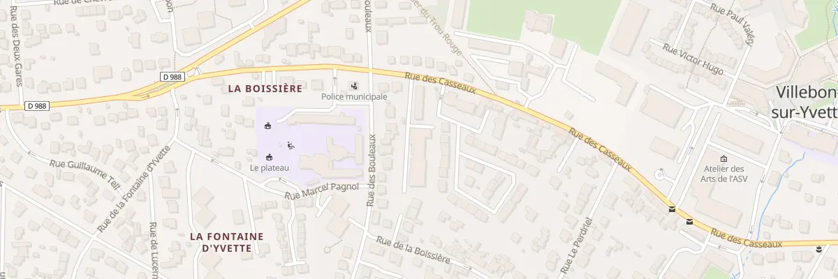 Plan du 24T Rue des Casseaux à Villebon-sur-Yvette