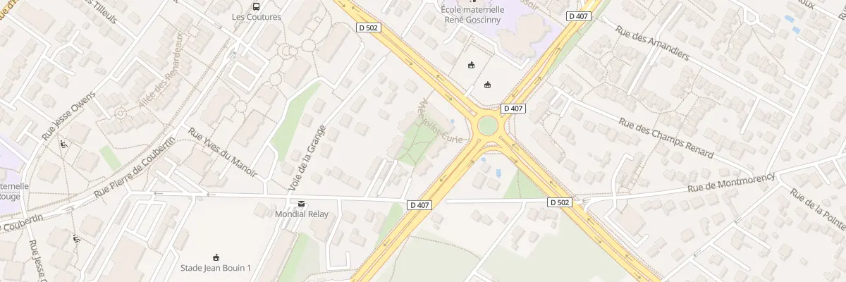 Plan du 1 All Paul Langevin à Taverny