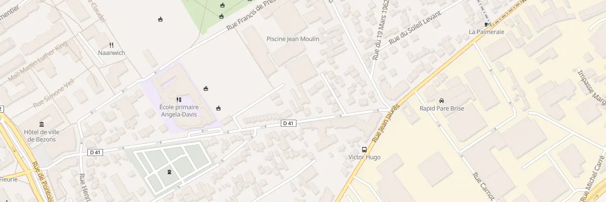 Plan du 18 Rue Edouard Vaillant à Bezons
