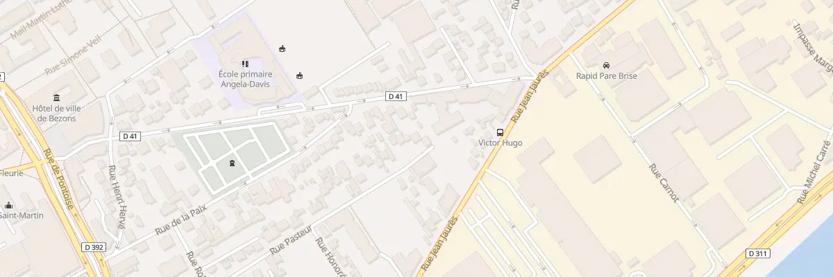 Plan du 12 Rue Pasteur à Bezons