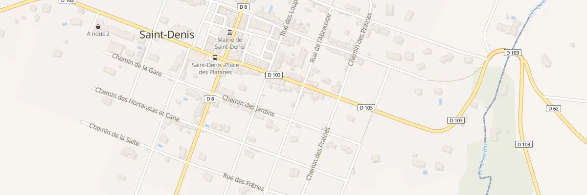 Plan du 10 Rte du Villaret à Saint-Denis