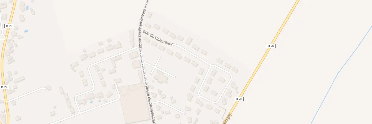 Plan du 11 Rue du Colombier à Allouis