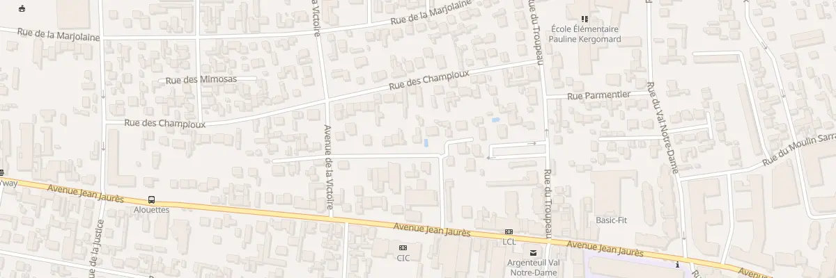 Plan du 16 Rue des Myosotis à Argenteuil