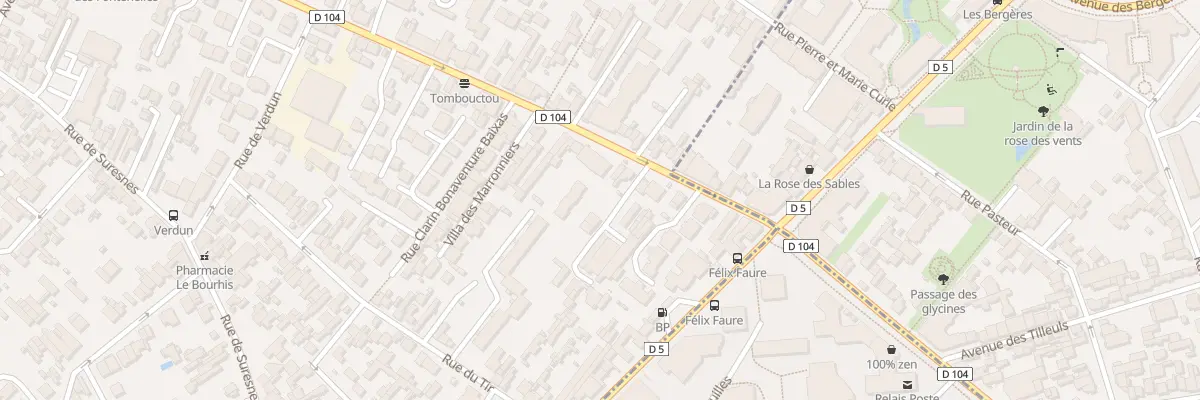 Plan du 116 Av Félix Faure à Nanterre