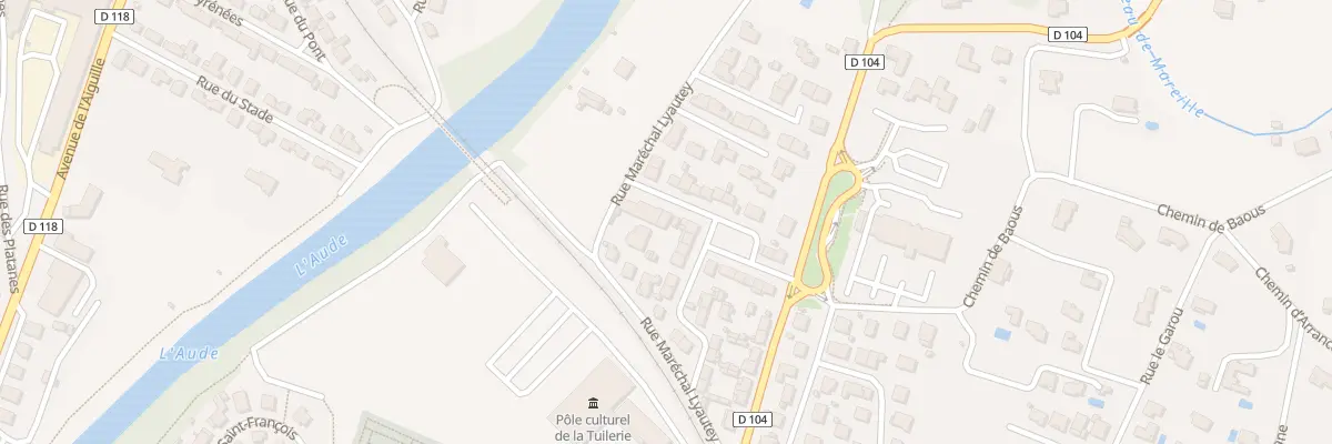 Plan du 4 Rue Jeanne d’Arc à Limoux
