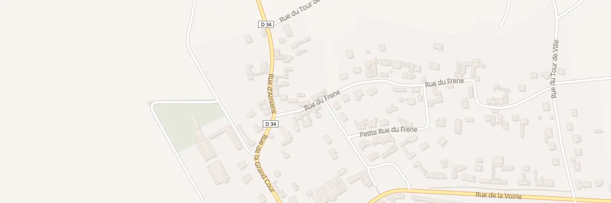 Plan du 3 Rue du Frêne à Hardivillers