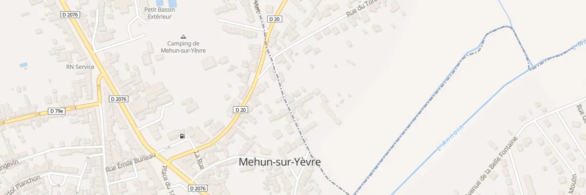 Plan du 28 Rue Marius Ameline à Allouis