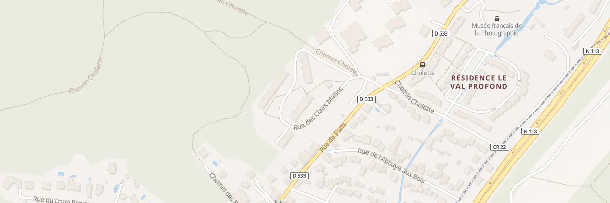 Plan du 2 Rue des Clairs Matins à Bièvres