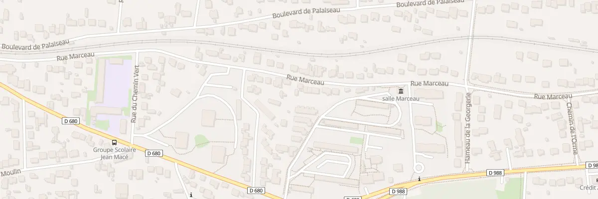 Plan du 151 Rue Marceau à Palaiseau