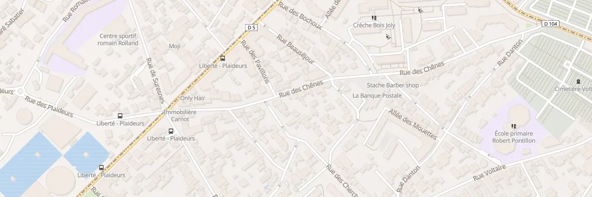 Plan du 34 Rue des Chênes à Suresnes
