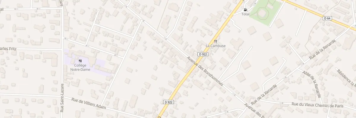 Plan du 54 Av des Bonshommes à L’Isle-Adam