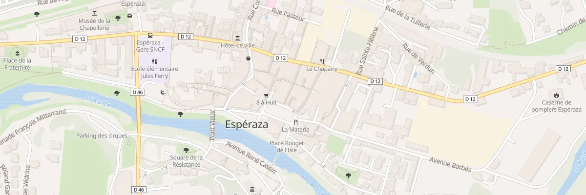 Plan du 6 Rue de la République à Espéraza