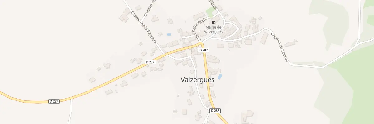 Plan du 5016 Valzergues à Valzergues