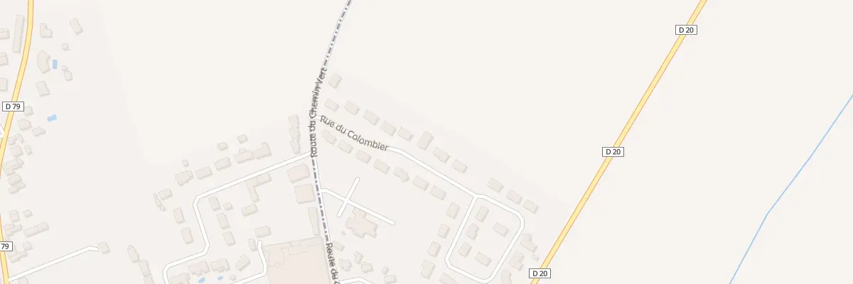 Plan du 12 Rue du Colombier à Allouis