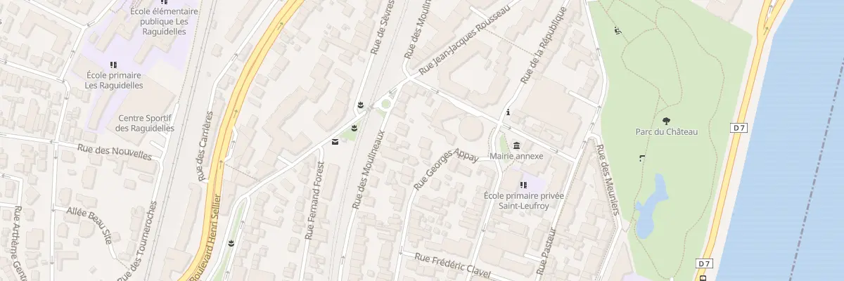 Plan du 6 Rue Georges Appay à Suresnes