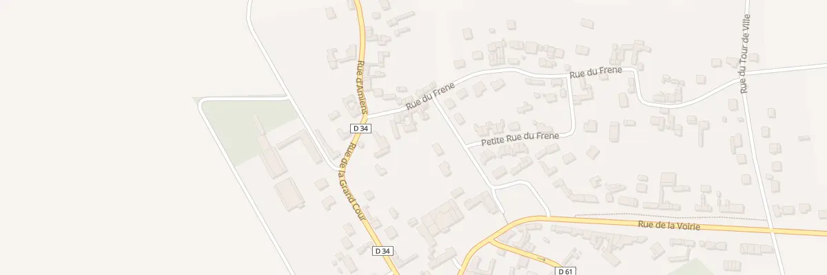Plan du 4 Rue du Frêne à Hardivillers