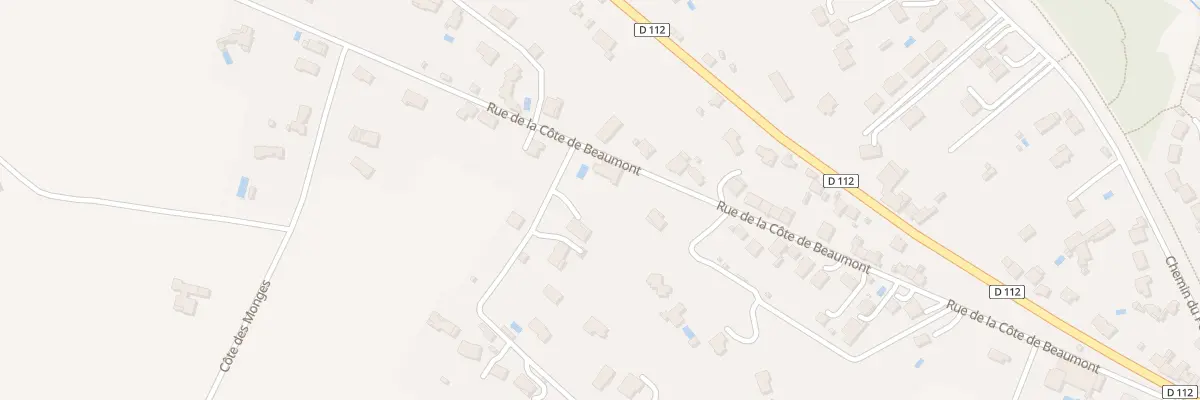 Plan du 61 Rue de la Côte de Beaumont à Castres