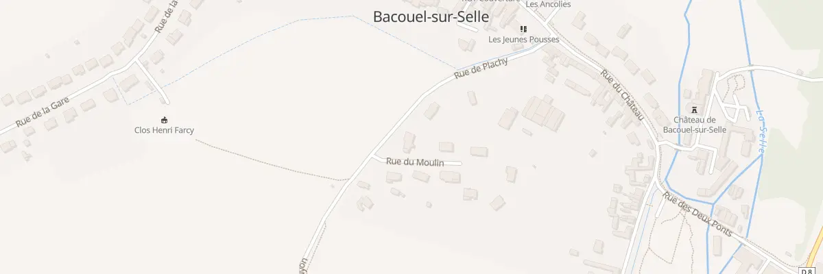 Plan du 7 Rue de Plachy à Bacouel-sur-Selle