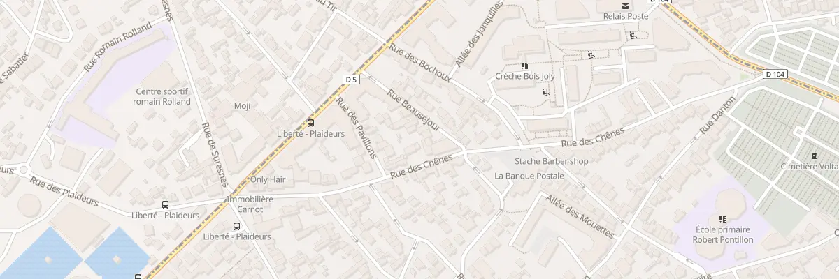 Plan du 3 Rue Beauséjour à Suresnes