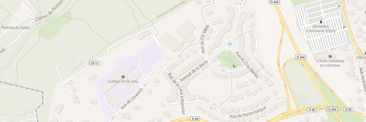 Plan du 26 Rue de Lovenich à Igny
