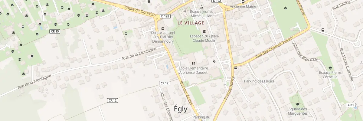 Plan du 9 Rue des Ecoles à Égly