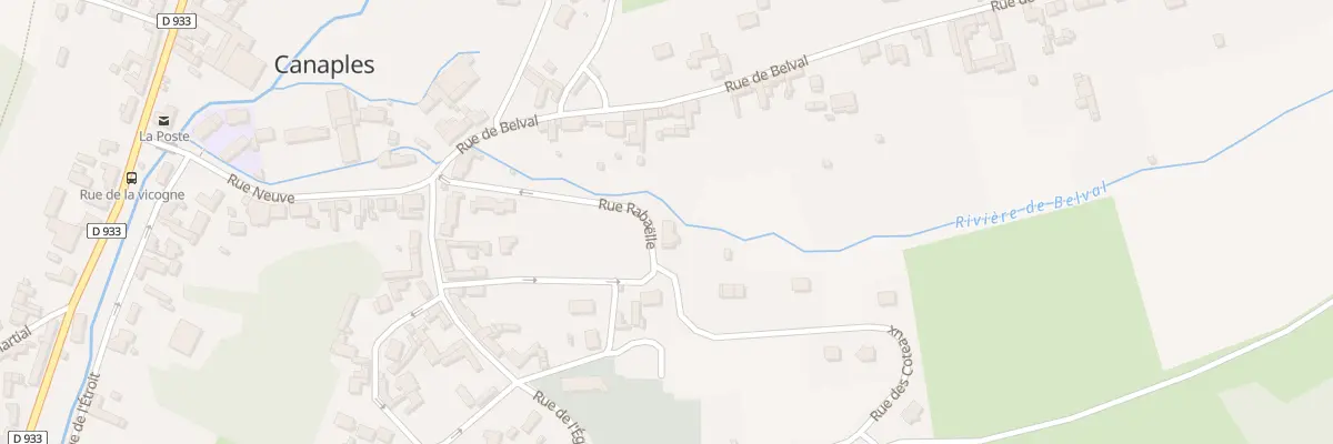 Plan du 166 Rue Rabaëlle à Canaples
