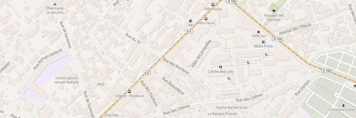 Plan du 6 Rue des Bochoux à Suresnes