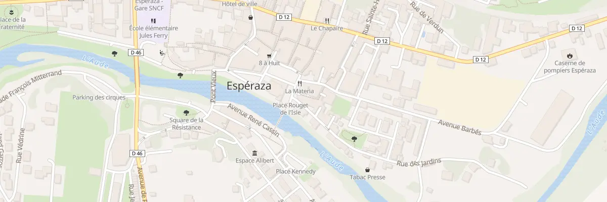 Plan du 630 Rue des Jardins à Espéraza