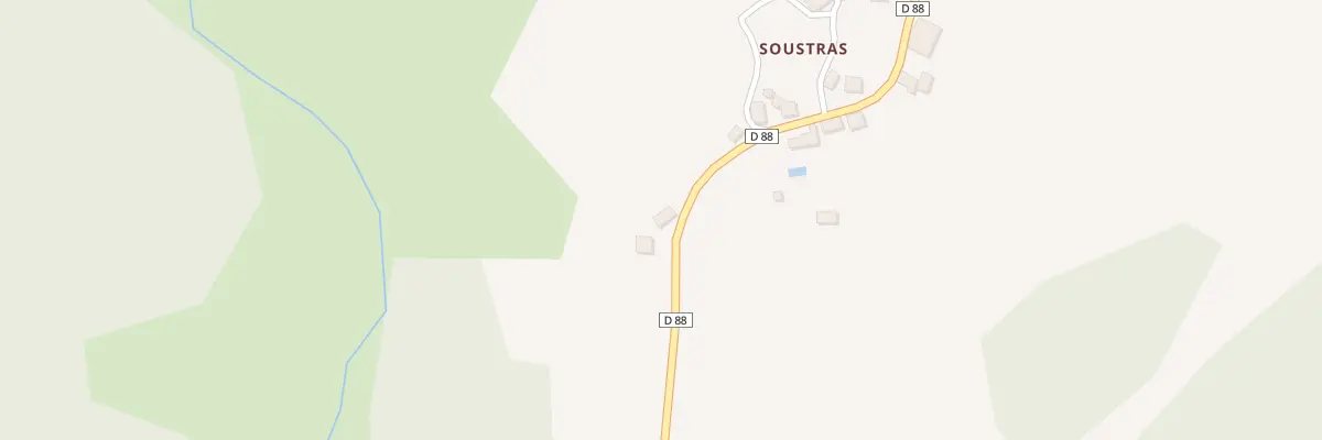 Plan du 3 Soustras à Palisse