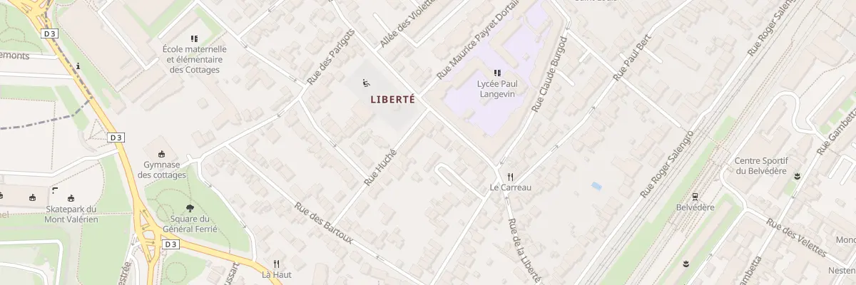 Plan du 19 Rue de la Liberté à Suresnes