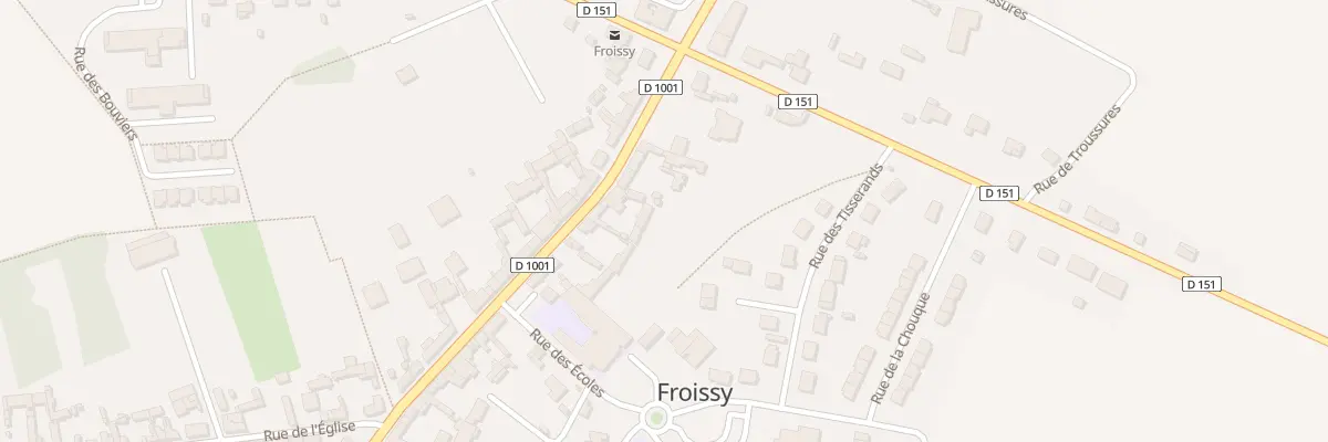 Plan du 11 Rue de Beauvais à Froissy