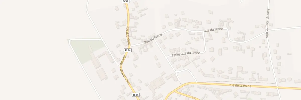 Plan du 6 Rue du Frêne à Hardivillers