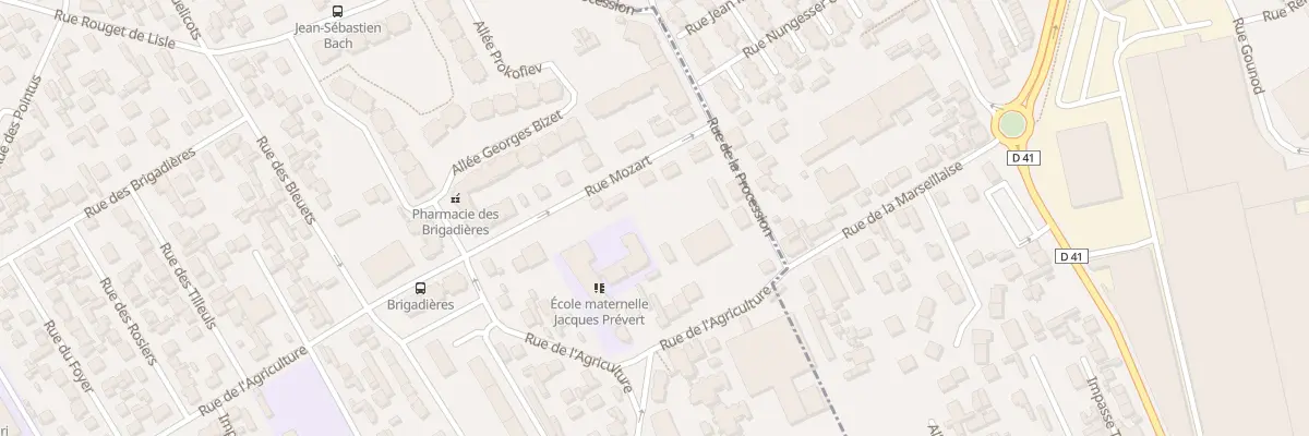 Plan du 14 Rue de l’Agriculture à Bezons