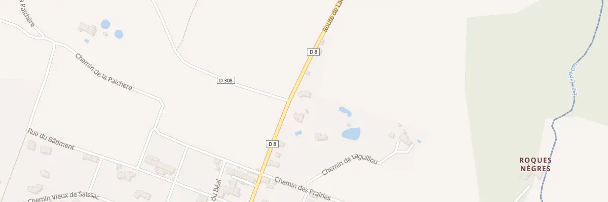 Plan du 5000 Rte de Lacombe à Saint-Denis